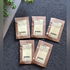 NEW Le Labo 5xThe Santal 33 Sealed Samples